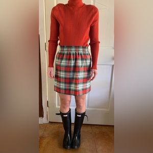 J crew plaid skirt 🍂